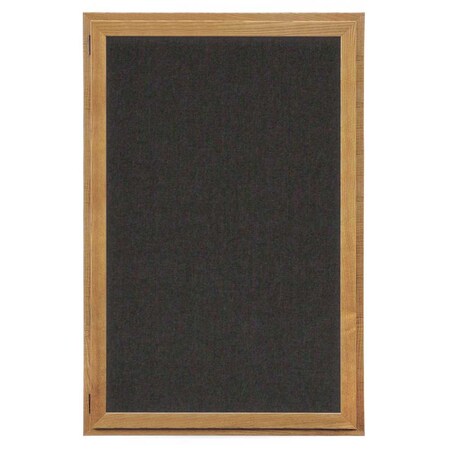 United Visual Products Indoor Enclosed Combo Board, 72"x36", Satin Frame/Green & Black UVCB7236-GREEN-BLACK